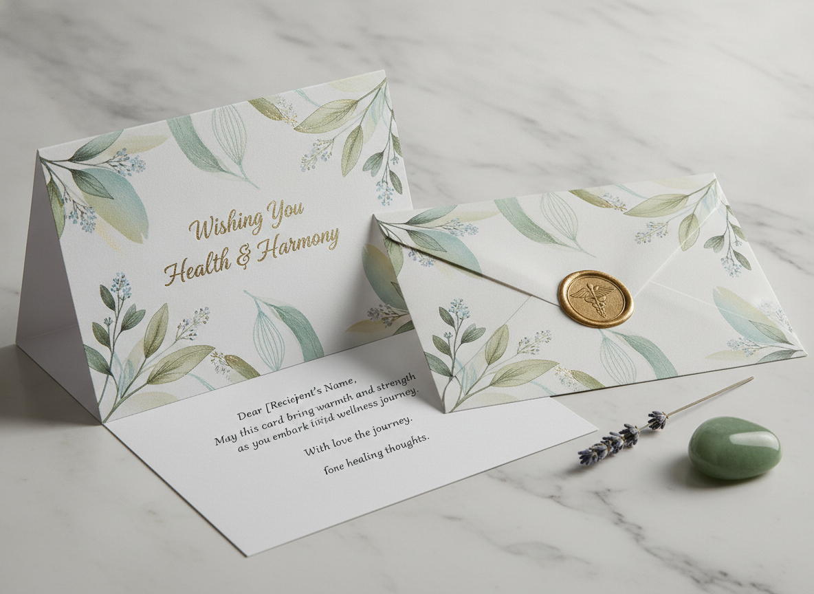 Premium greeting card for patient appreciation